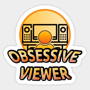 Obsessive Viewer - Logo Sticker